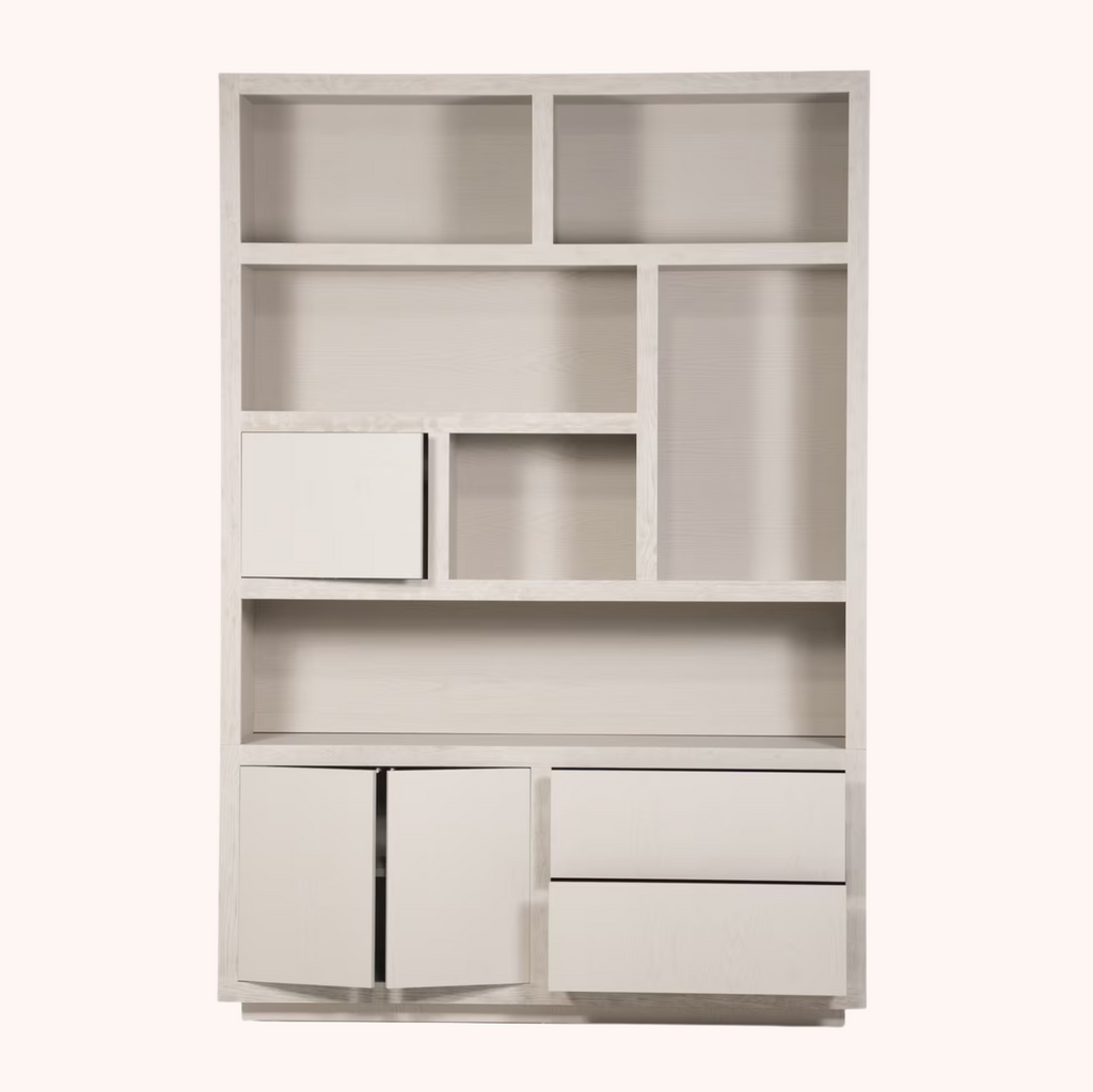 Opbergkast Helsinki Eiken, 220 x 150cm taupe