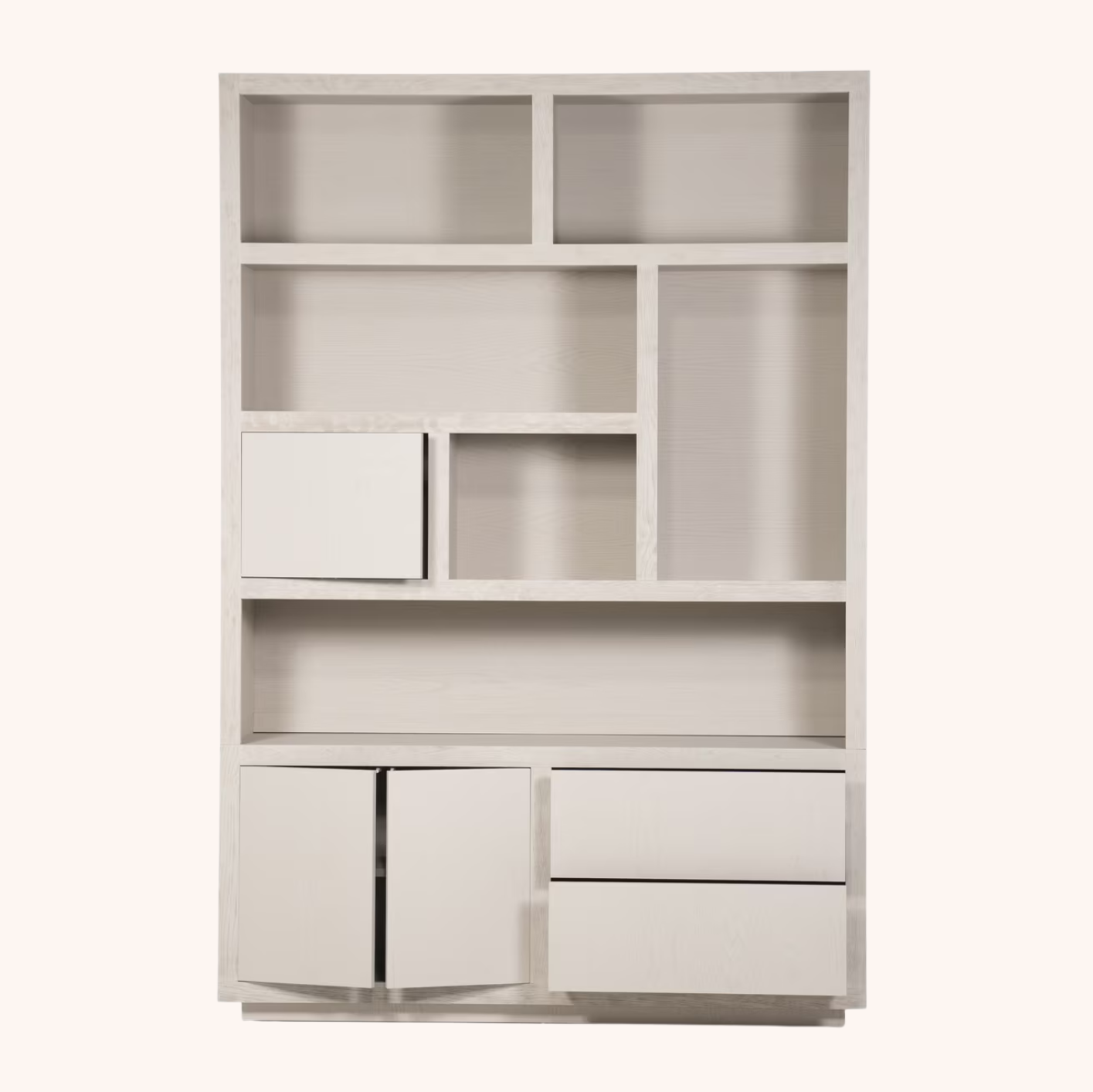 Opbergkast Helsinki Eiken, 220 x 150cm taupe