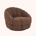 Fauteuil Tina Bouclé rood