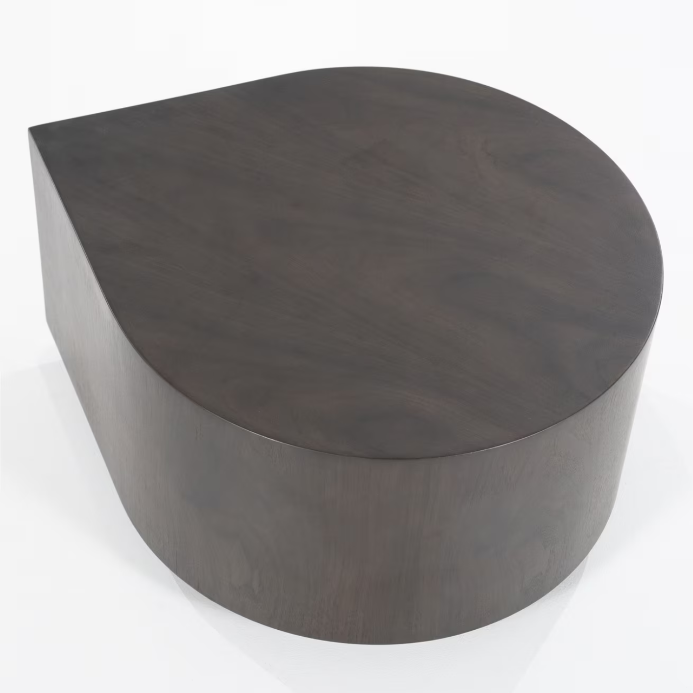 Organische Bijzettafel Jules Walnoot, 55 x 55cm bruin