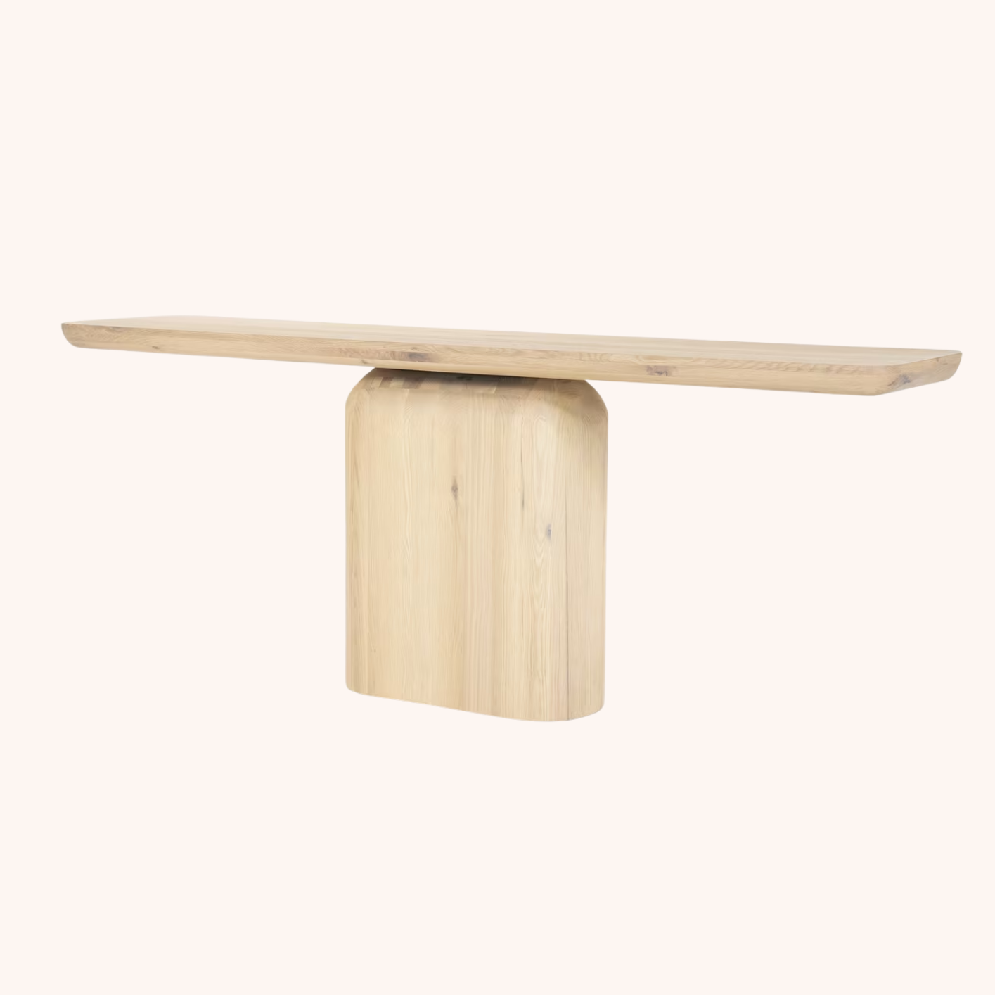 Sidetable Leon Eiken, 200cm naturel