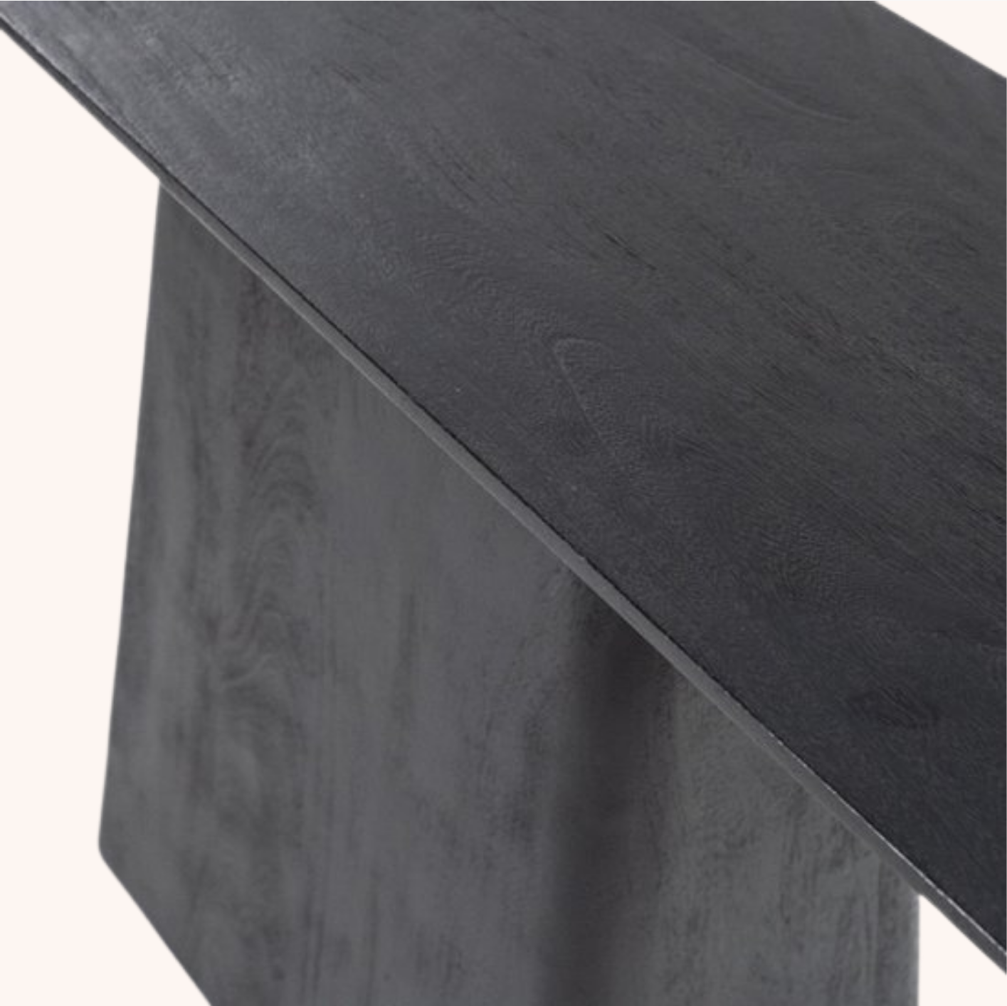 Sidetable Aron Mangohout, 180cm zwart