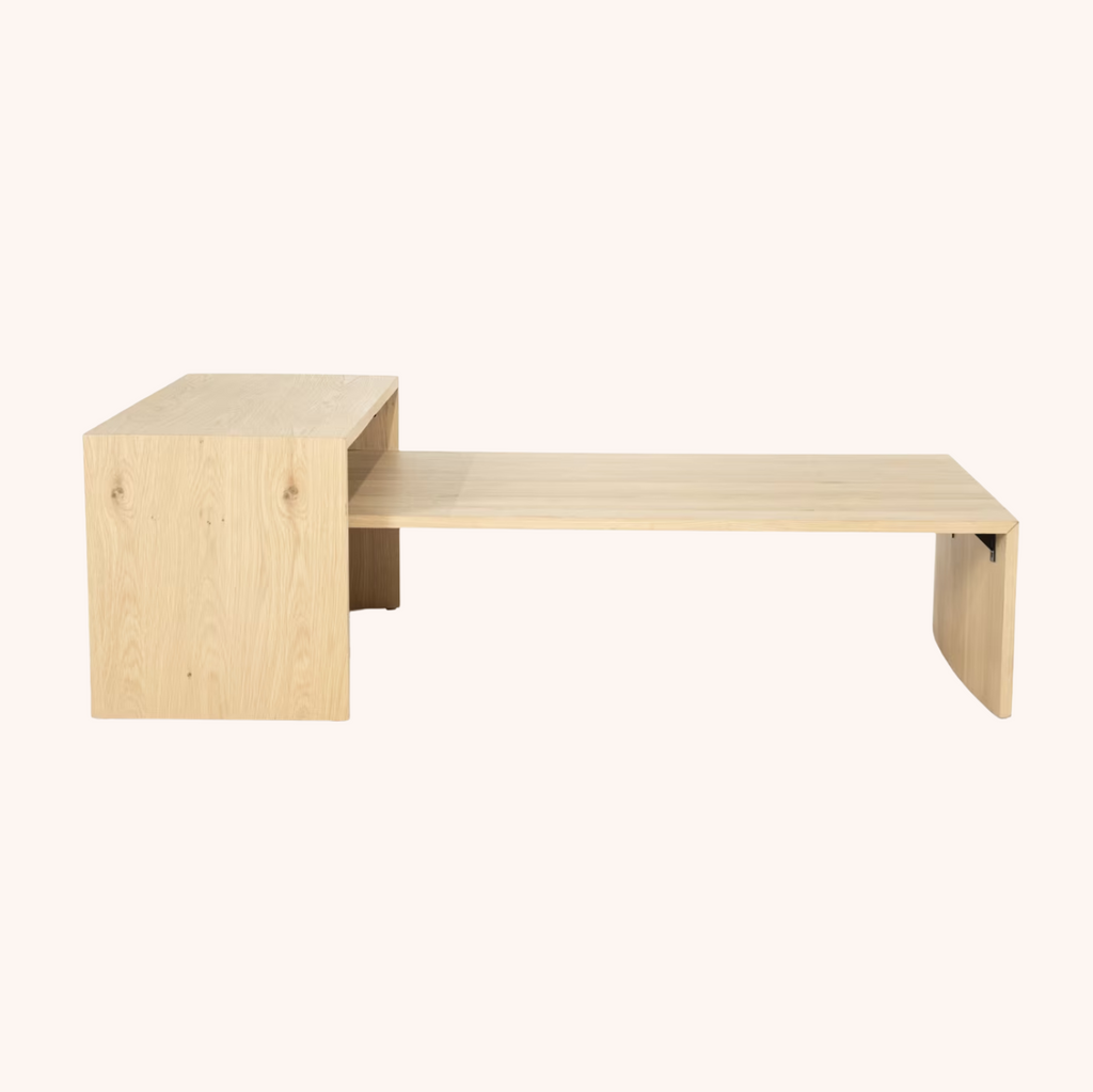 Salontafel Flo Eikenfineer, Set van 2 stuks