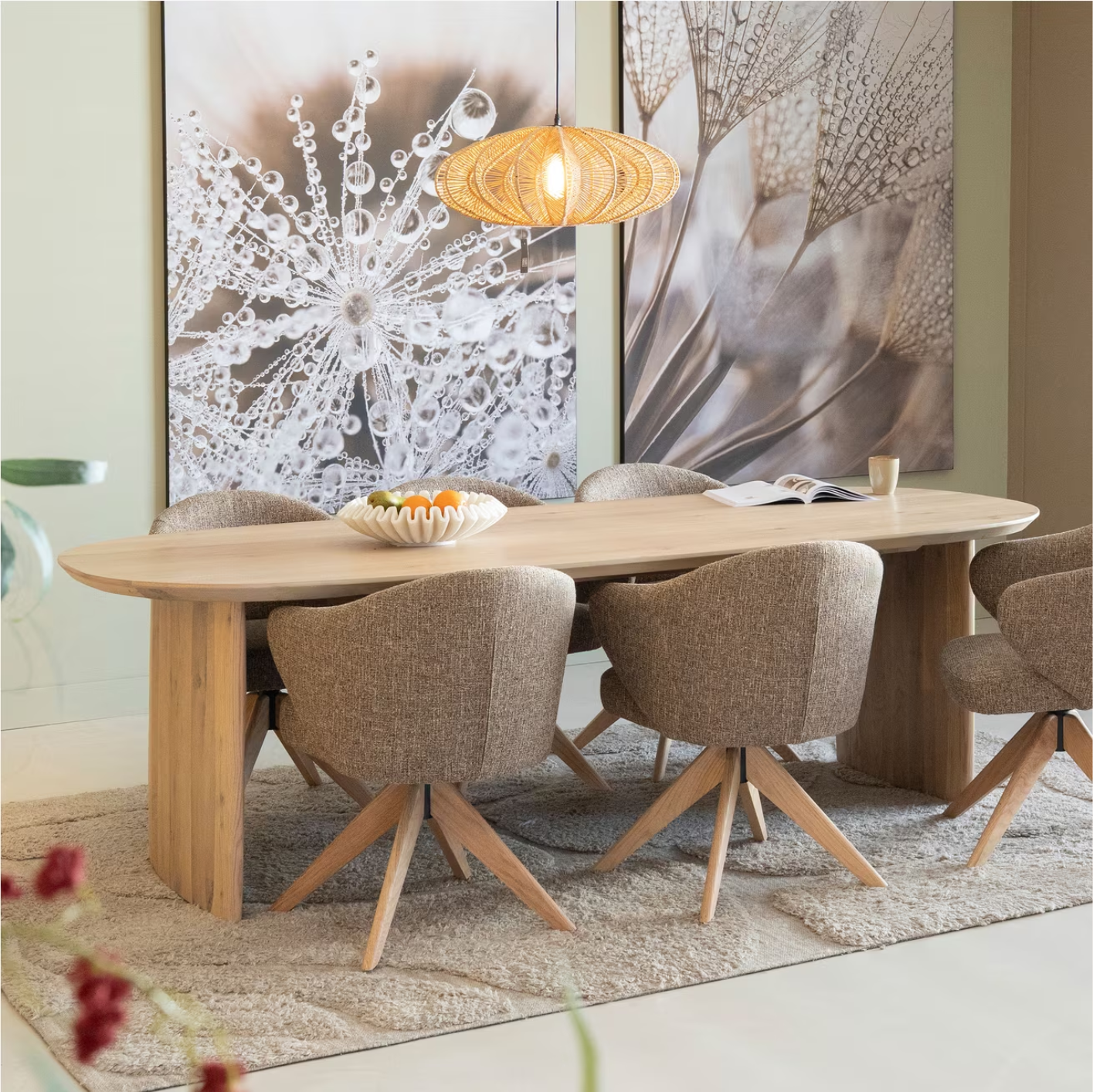 Eettafel Dex Eiken, kleur Naturel