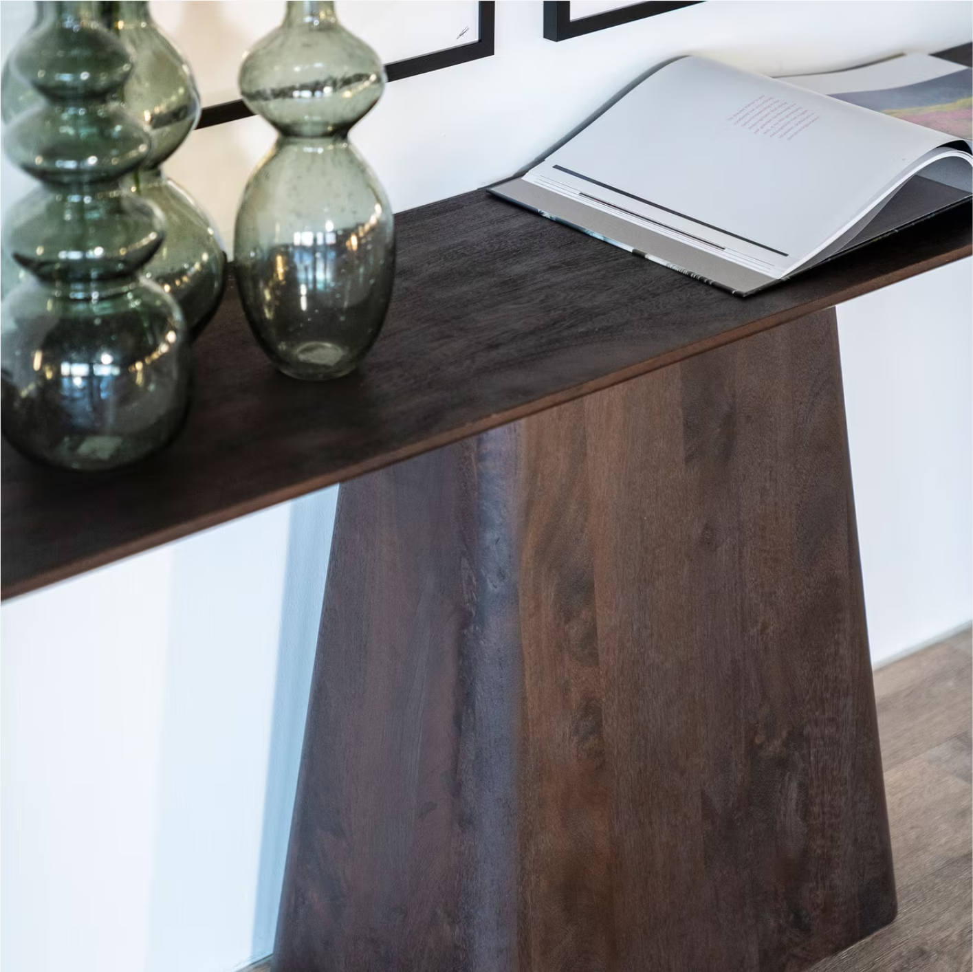 Sidetable Aron Mangohout, 180cm bruin