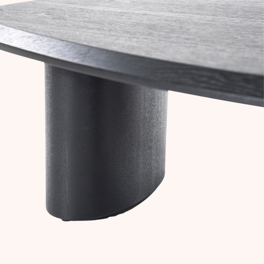 Organische Salontafel Walter Eiken, kleur Zwart (per stuk)