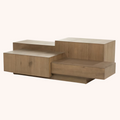 Salontafel Quinten Eiken, kleur Bruin