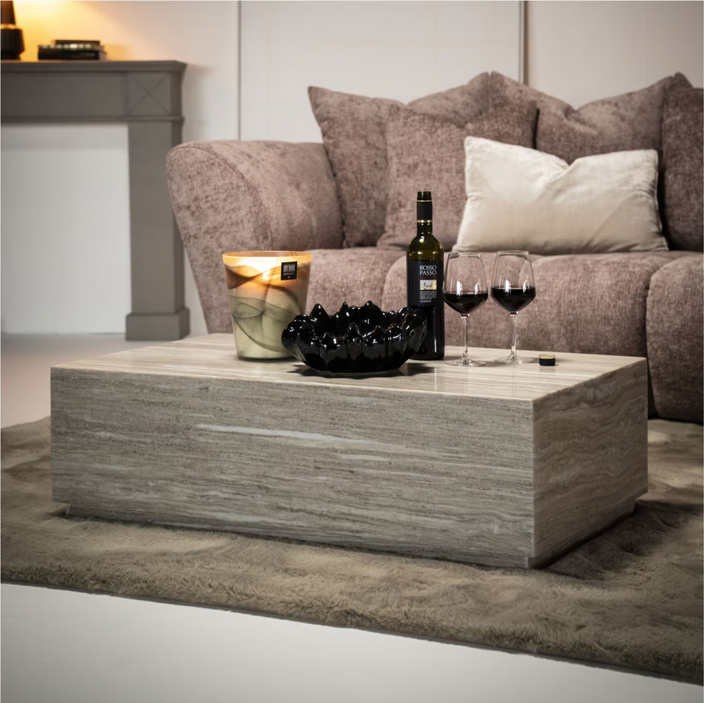 Salontafel Vince Marmer, 97 x 56cm