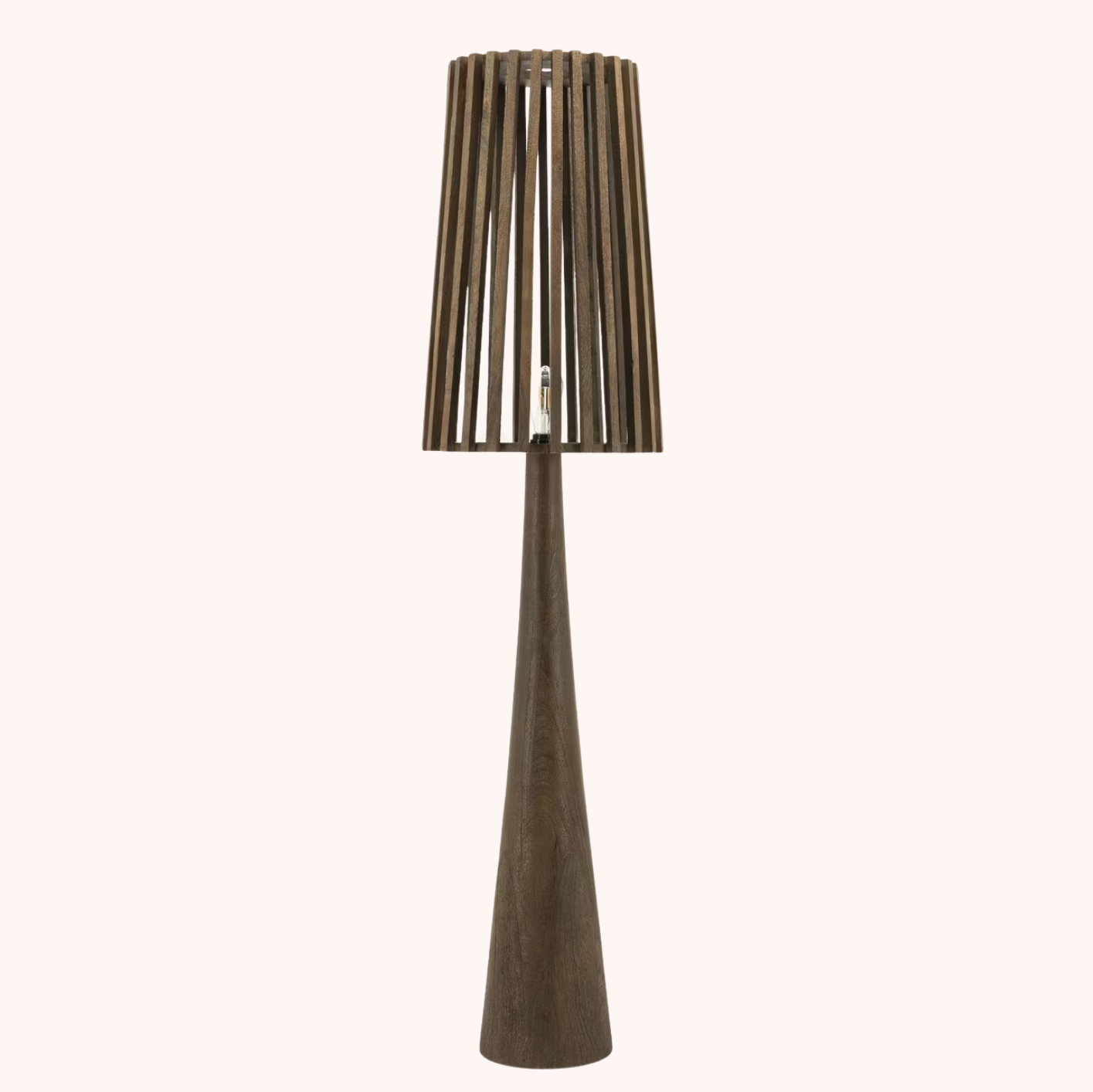Vloerlamp Guard Mangohout, 162cm hoog