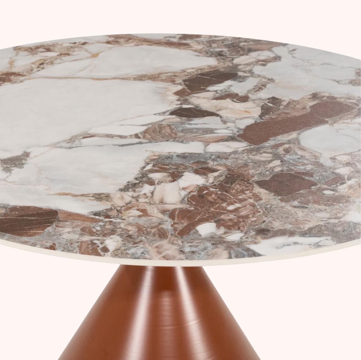 Ronde Eettafel Roka Gesinterde steen, 120cm