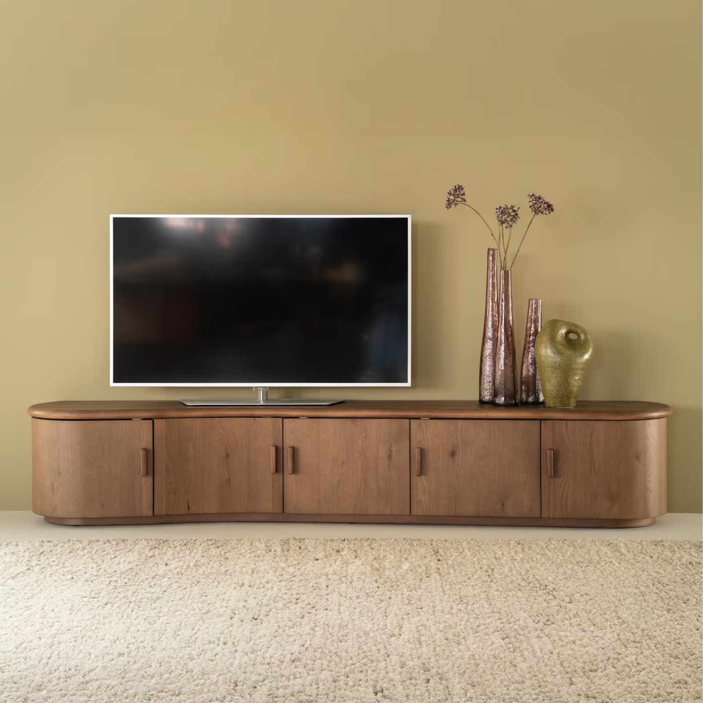 TV-meubel Josh Eiken, 240cm bruin
