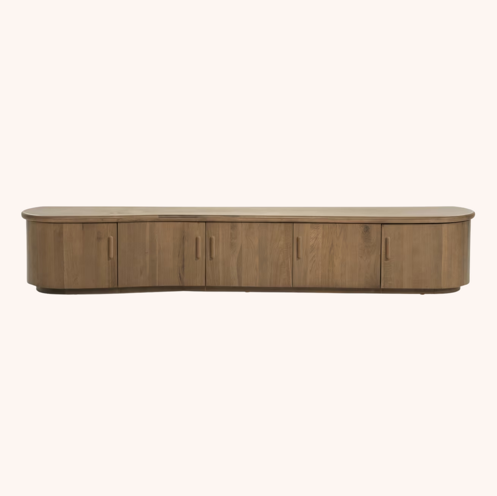 TV-meubel Josh Eiken, 240cm bruin
