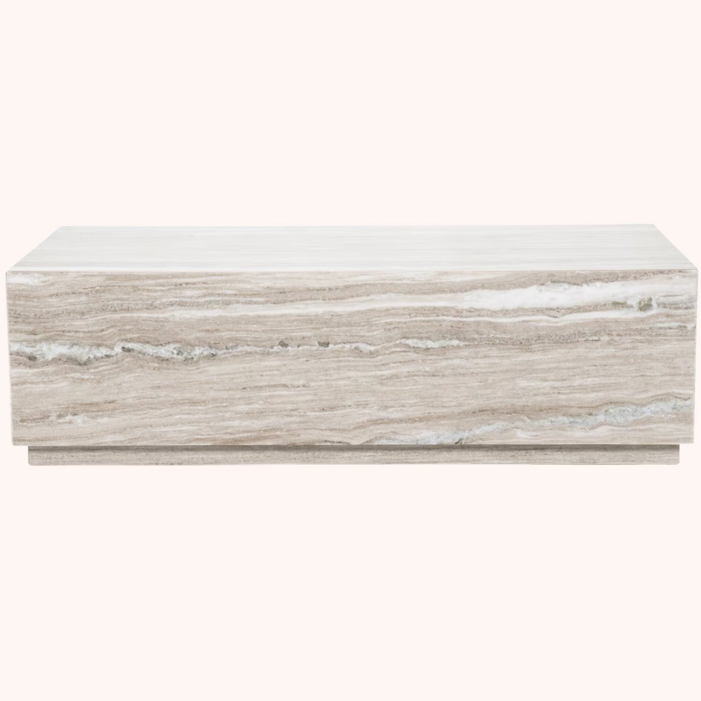 Salontafel Vince Marmer, 97 x 56cm