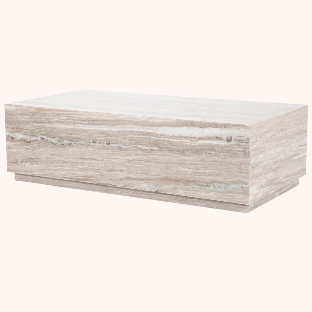 Salontafel Vince Marmer, 97 x 56cm