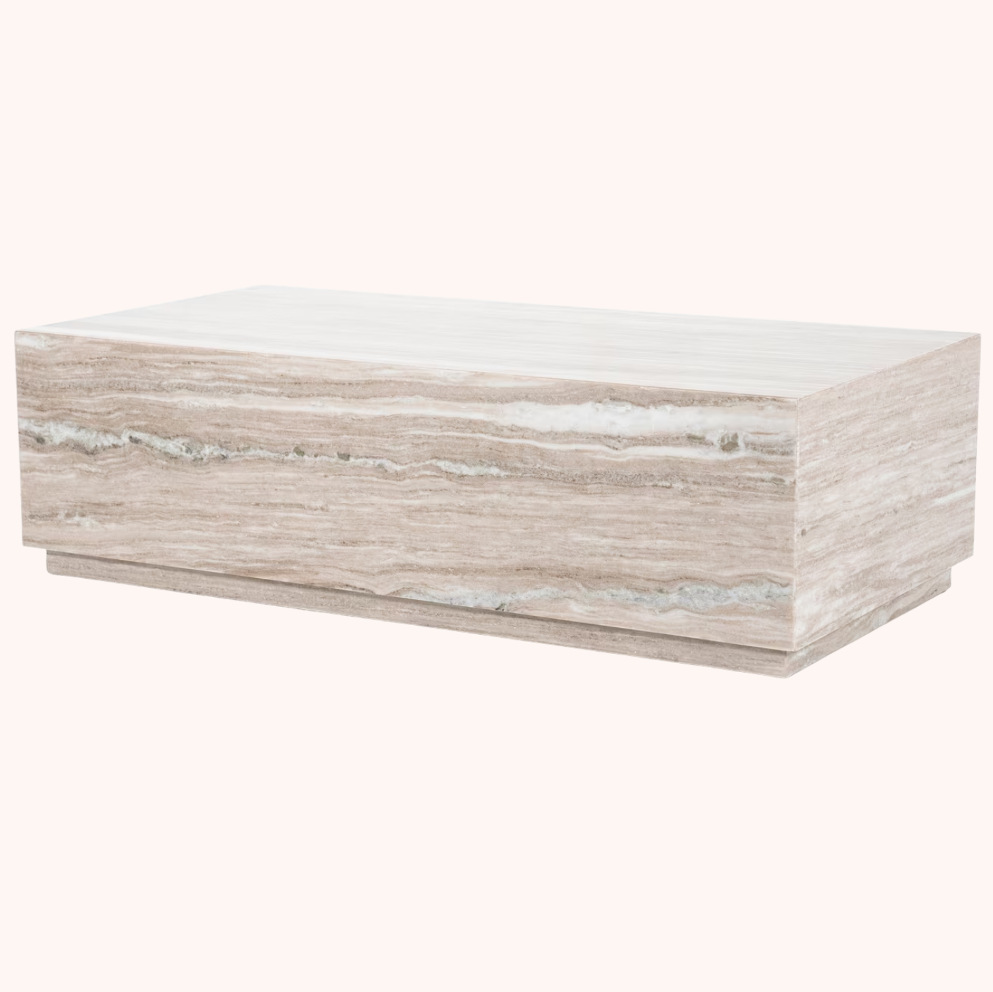 Salontafel Vince Marmer, 97 x 56cm