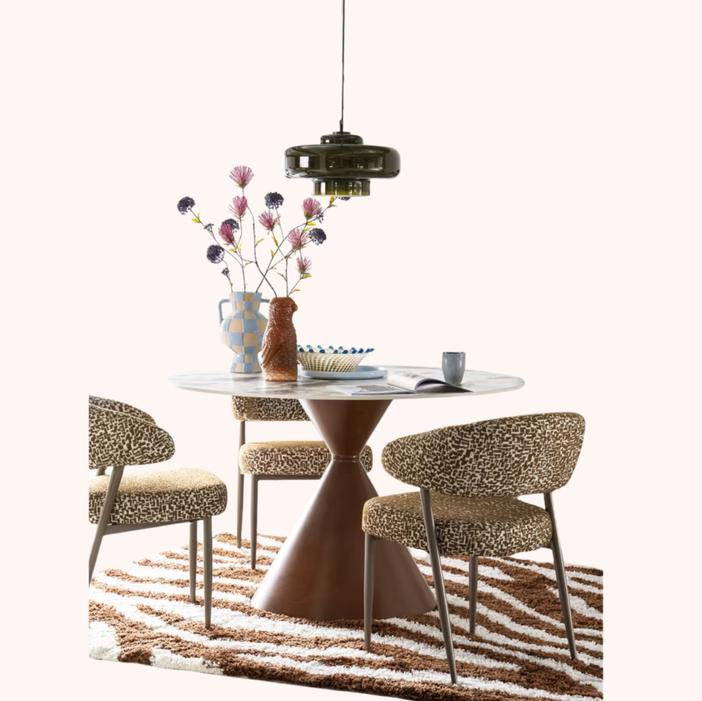 Ronde Eettafel Roka Gesinterde steen, 120cm