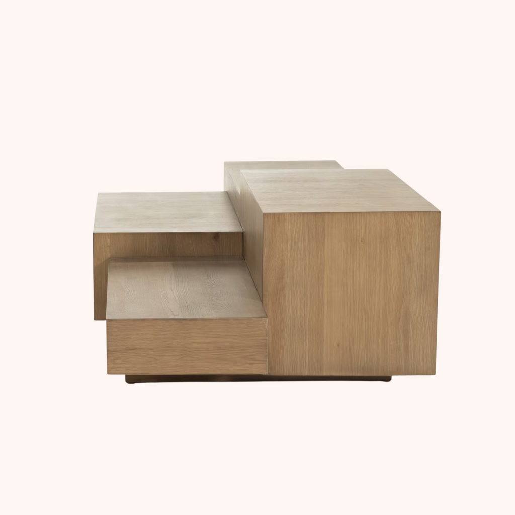 Salontafel Quinten Eiken, kleur Bruin
